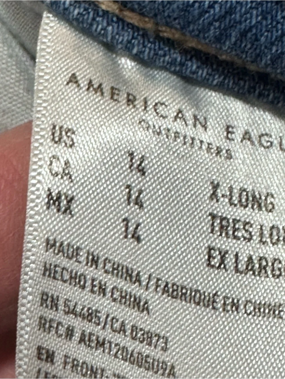 American Eagle Outfitters classic mid